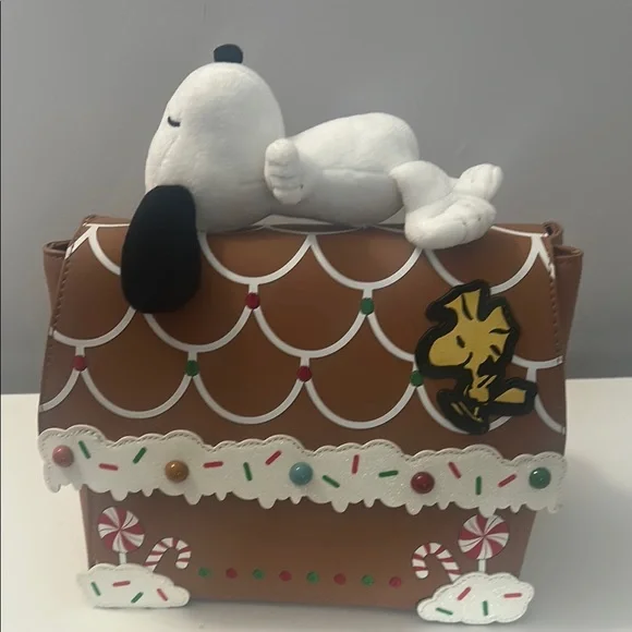 Peanuts | Bags | Snoopy Gingerbread House Handbag | Poshmark display picture 1